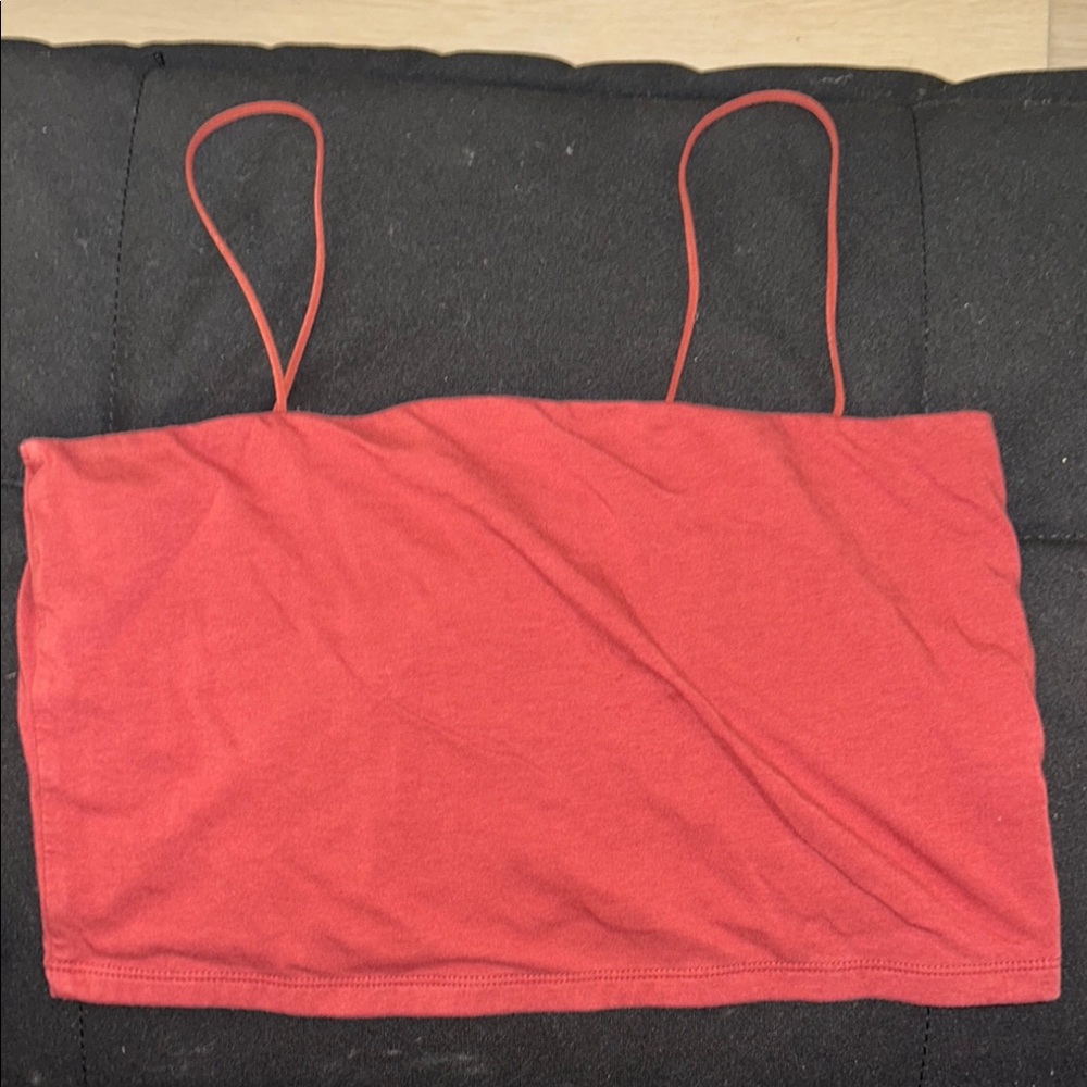 Aeropostale Red Sleeveless Crop Top